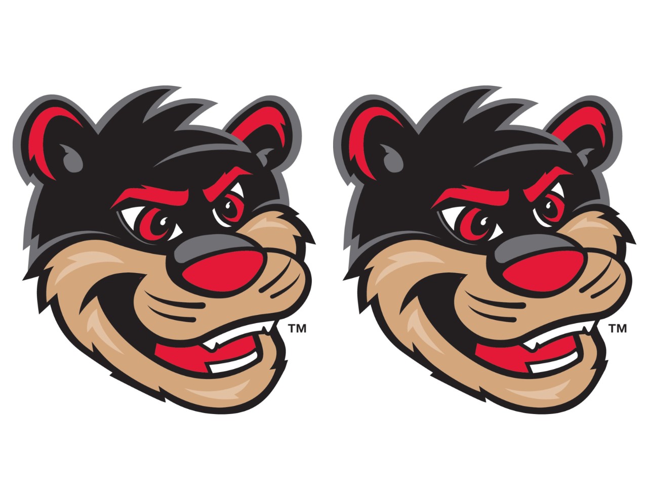 2 Printable bearcat mascot Faces