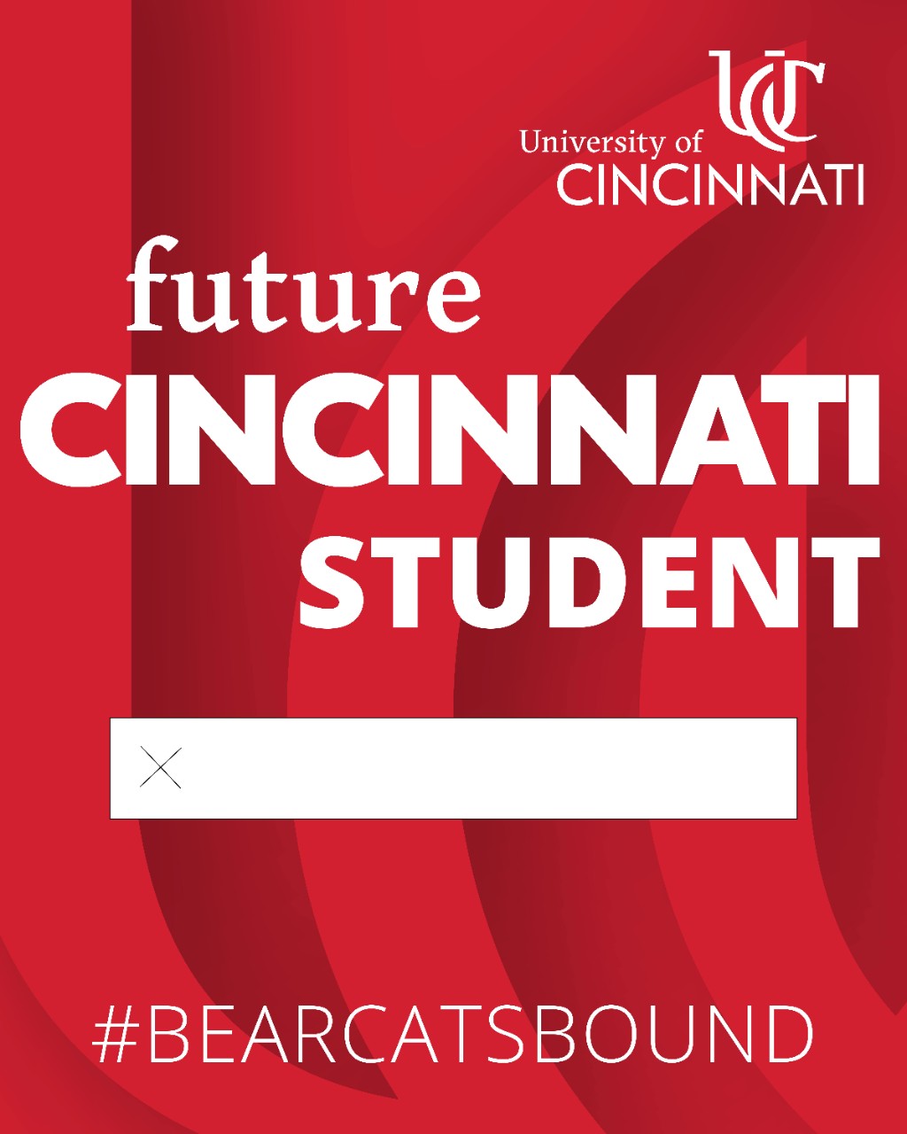 1 Red Signing Day poster with space to write your name.