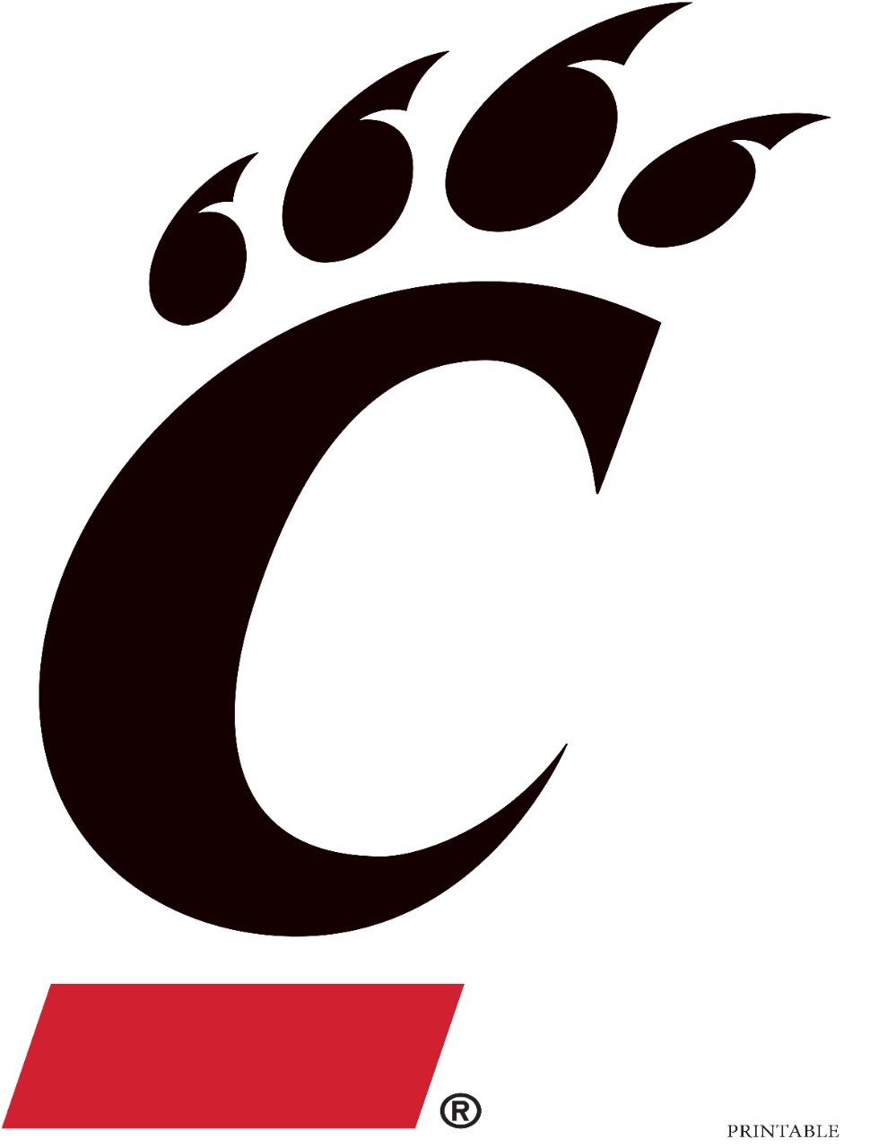 1 printable C Paw